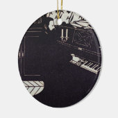 The Piano, 1914 (houtsnip) Keramisch Ornament (Links)