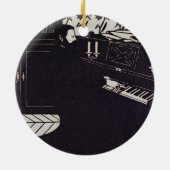 The Piano, 1914 (houtsnip) Keramisch Ornament (Achterkant)