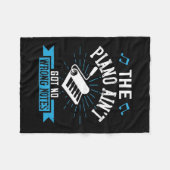 The Piano Ain'T Got No Wrong Notes 02 Fleece Deken (Voorkant (Horizontaal))