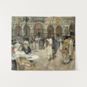 The Piazza of Saint Mark's, Venetië, 1883, van Wil Wandkleed (Voorkant (horizontaal))