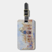 The Piazza San Marco, Venice, 1881 (olie op doek) Bagagelabel (Voorkant verticaal)