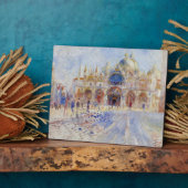 The Piazza San Marco, Venice, 1881 (olie op doek) Fotoplaat (Zijkant)