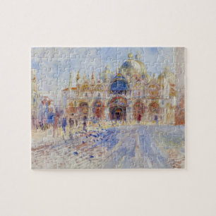 The Piazza San Marco, Venice, 1881 (olie op doek) Legpuzzel