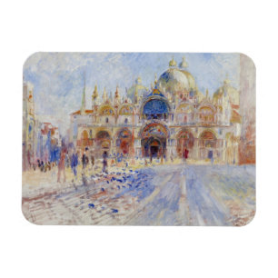 The Piazza San Marco, Venice, 1881 (olie op doek) Magneet