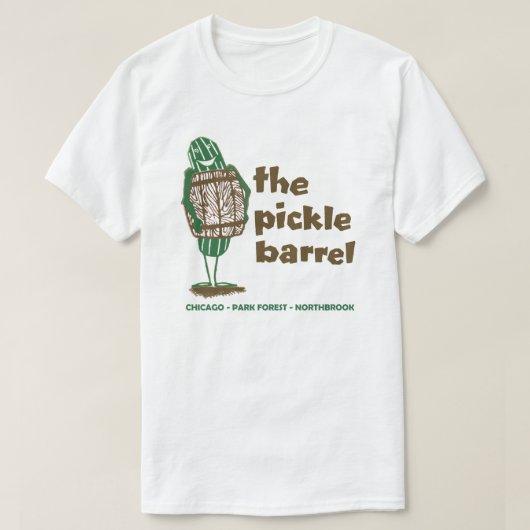 The Pickle Barrel Restaurants T-shirt (Design voorkant)
