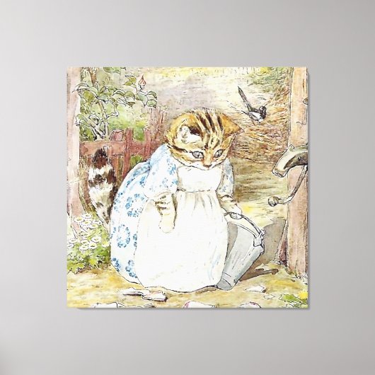 The Pie and the Patty Pan van Beatrix Potter Canvas Afdruk (Voorkant)