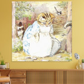 The Pie and the Patty Pan van Beatrix Potter Canvas Afdruk (Insitu (Woonkamer))