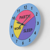 The Pie Chart of Life clock Grote Klok (Hoek)