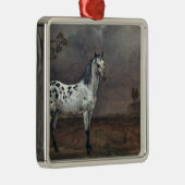 The Piebald Horse, 1653 Metalen Ornament (Rechts)