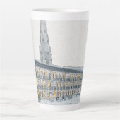 The Piece Hall, Halifax, Architectonische Schets Latte Mok (Voorkant)