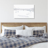 The Piece Hall Halifax – Historisch West Yorkshire Canvas Afdruk (Insitu (Slaapkamer))