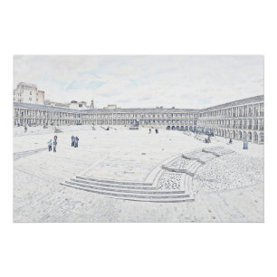 The Piece Hall Halifax – Historisch West Yorkshire Perfect Poster