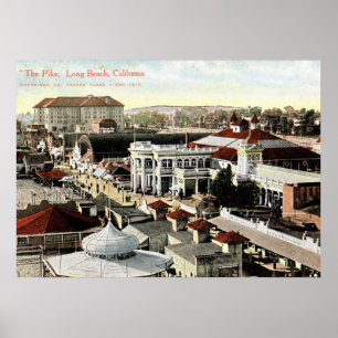 The Pike, Long Beach, California 1910  Poster