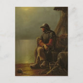 The Pilot Keeps Watch, 1851 Briefkaart (Voorkant)