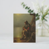 The Pilot Keeps Watch, 1851 Briefkaart (Staand voorkant)