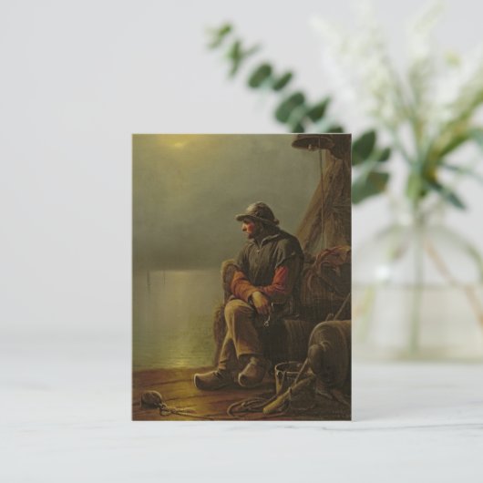 The Pilot Keeps Watch, 1851 Briefkaart (Staand voorkant)