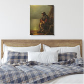 The Pilot Keeps Watch, 1851 Canvas Afdruk (Insitu (Slaapkamer))