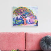 The Pine Tree at St. Tropez, 1909 Canvas Afdruk (Insitu (Woonkamer))