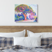The Pine Tree at St. Tropez, 1909 Canvas Afdruk (Insitu (Slaapkamer))