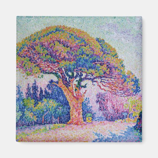 The Pine Tree at St. Tropez, 1909 Magneet (Voorkant)