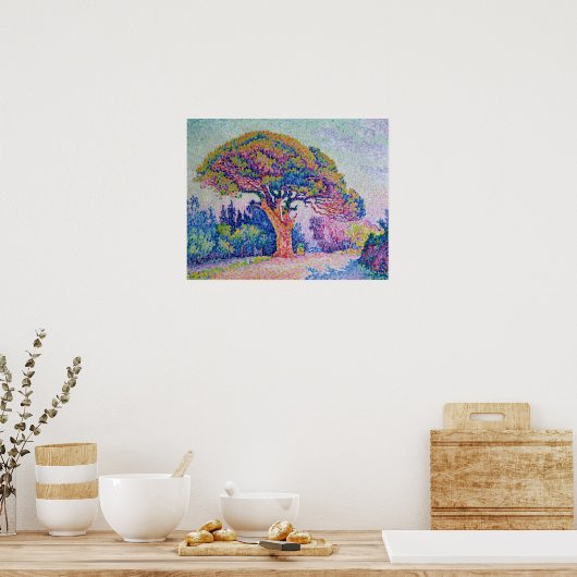 The Pine Tree at St. Tropez, 1909 Poster (Keuken)