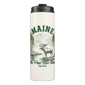 The Pine Tree State Mountain Forest View Thermosbeker (Voorkant)