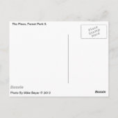 The Pines, Forest Park Il.  Neon Post Card Briefkaart (Achterkant)