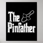 The Pinfather Bowling Dad Fathers Day Bowler Daddy Poster (Voorkant)