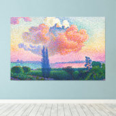 The Pink Cloud (1896) van Henri-Edmond Cross Canvas Afdruk (Insitu (Houten vloer))