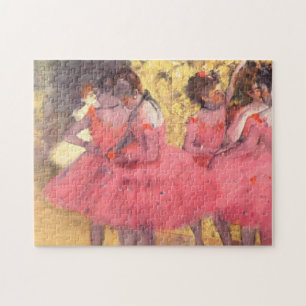 The Pink Dancers Before the Ballet van Edgar Degas Legpuzzel