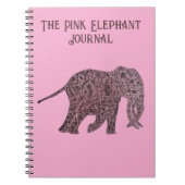 The Pink Elephant Journal/Notebook Notitieboek (Voorkant)