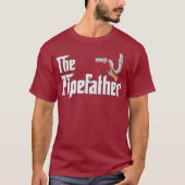 The Pipefather Plumber giften Pipefitter grappig T-shirt (Voorkant)