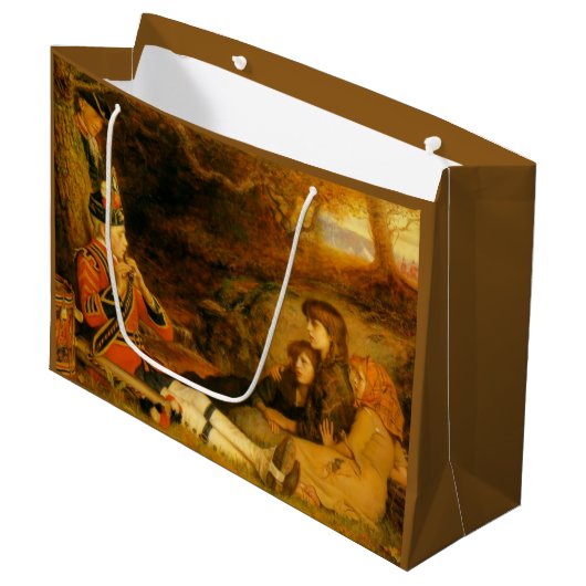 The Piper (door John Everett Millais) Groot Cadeauzakje (Voorkant Gekanteld)