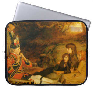 The Piper (door John Everett Millais) Laptop Sleeve