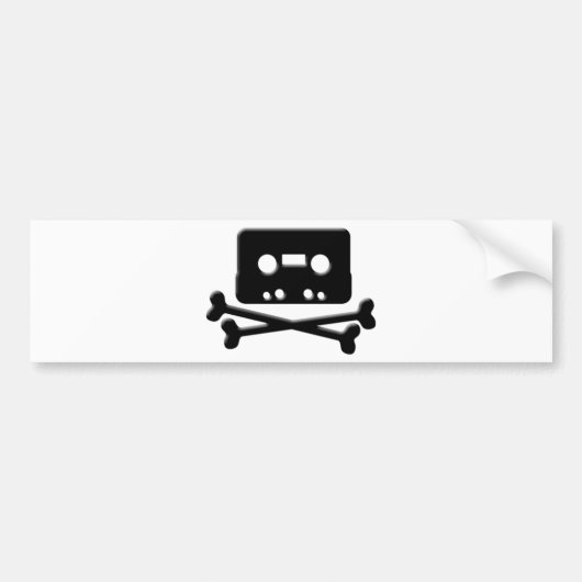 The Pirate Bay Tape Bumpersticker (Voorkant)