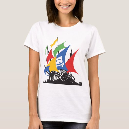 The Pirate Google Women's T-Shirt (Voorkant)
