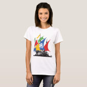 The Pirate Google Women's T-Shirt (Voorkant volledig)