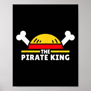 The Pirate King Grappige Japanse manga anime fans Poster