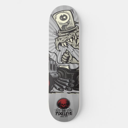 The Pixeleye - Monster I Skateboard (Voorkant)