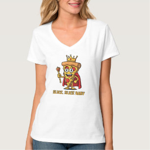 The Pizza King - Grappig Foodie Pun T-shirt