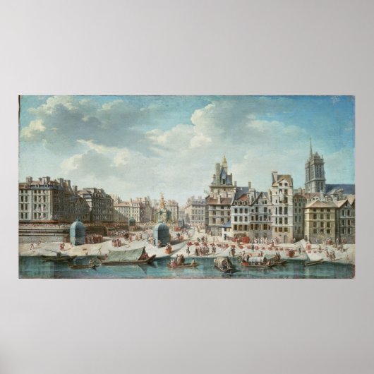 The Place de Greve, Parijs Poster (Voorkant)