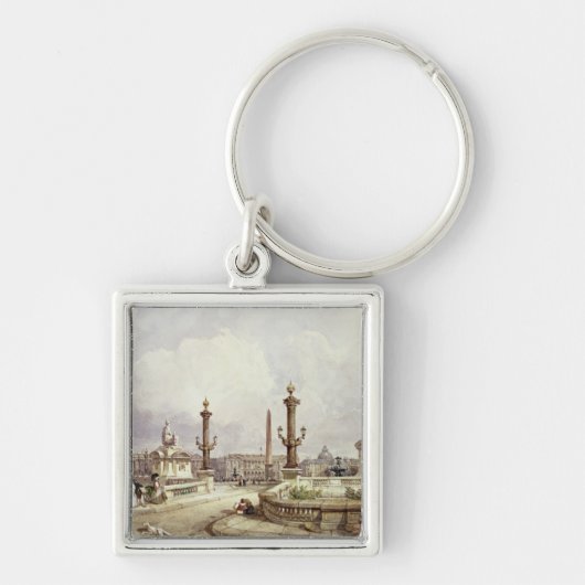The Place de la Concorde, c.1837 Sleutelhanger (Voorkant)