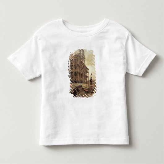 The Place des Pyramides, Paris, 1875 Kinder Shirts (Voorkant)