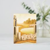 "The Place" - Midden-Oosten / Orient Desert Schild Briefkaart (Staand voorkant)