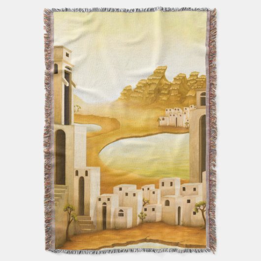 "The Place" - Midden-Oosten / Orient Desert Schild Deken (Voorkant Verticaal)