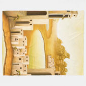 "The Place" - Midden-Oosten / Orient Desert Schild Fleece Deken (Voorkant (Horizontaal))