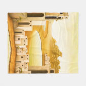 "The Place" - Midden-Oosten / Orient Desert Schild Fleece Deken (Voorkant (Horizontaal))