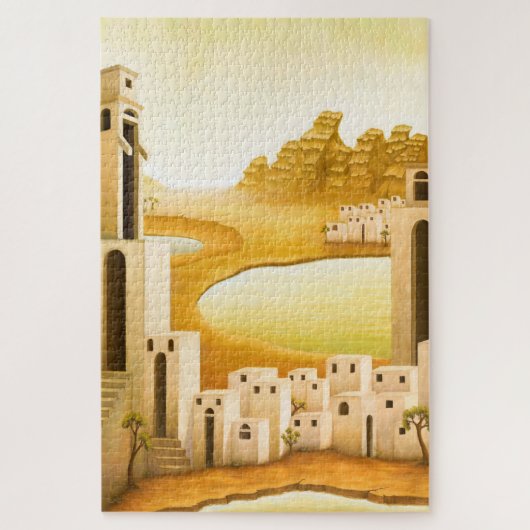 "The Place" - Midden-Oosten / Orient Desert Schild Legpuzzel (Verticaal)
