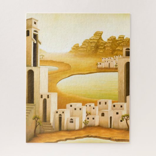 "The Place" - Midden-Oosten / Orient Desert Schild Legpuzzel (Verticaal)