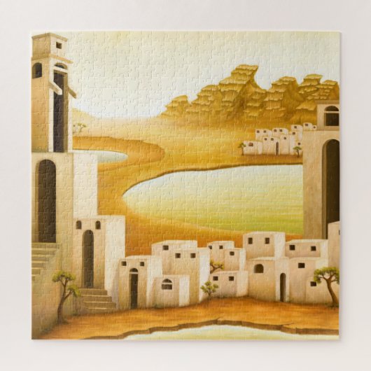 "The Place" - Midden-Oosten / Orient Desert Schild Legpuzzel (Verticaal)